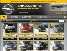 Tablet Screenshot of garage-morichon.fr